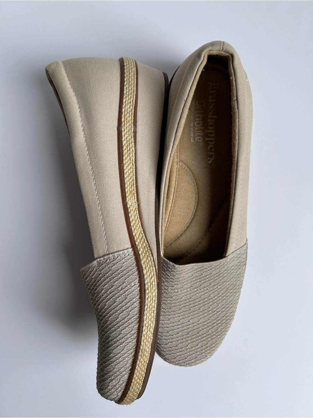 Grasshoppers Quinn Stone Wedge Loafers